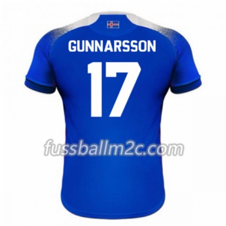Fußballtrikots Island Gunnarsson 17 Heim Trikotsatz WM 2018